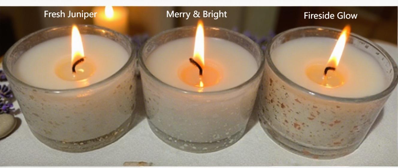 Glitter Glass Candle